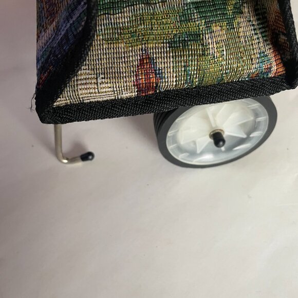 Foldable Rolling Shopping Cart / Tote with Wheels - Picture 11 of 14